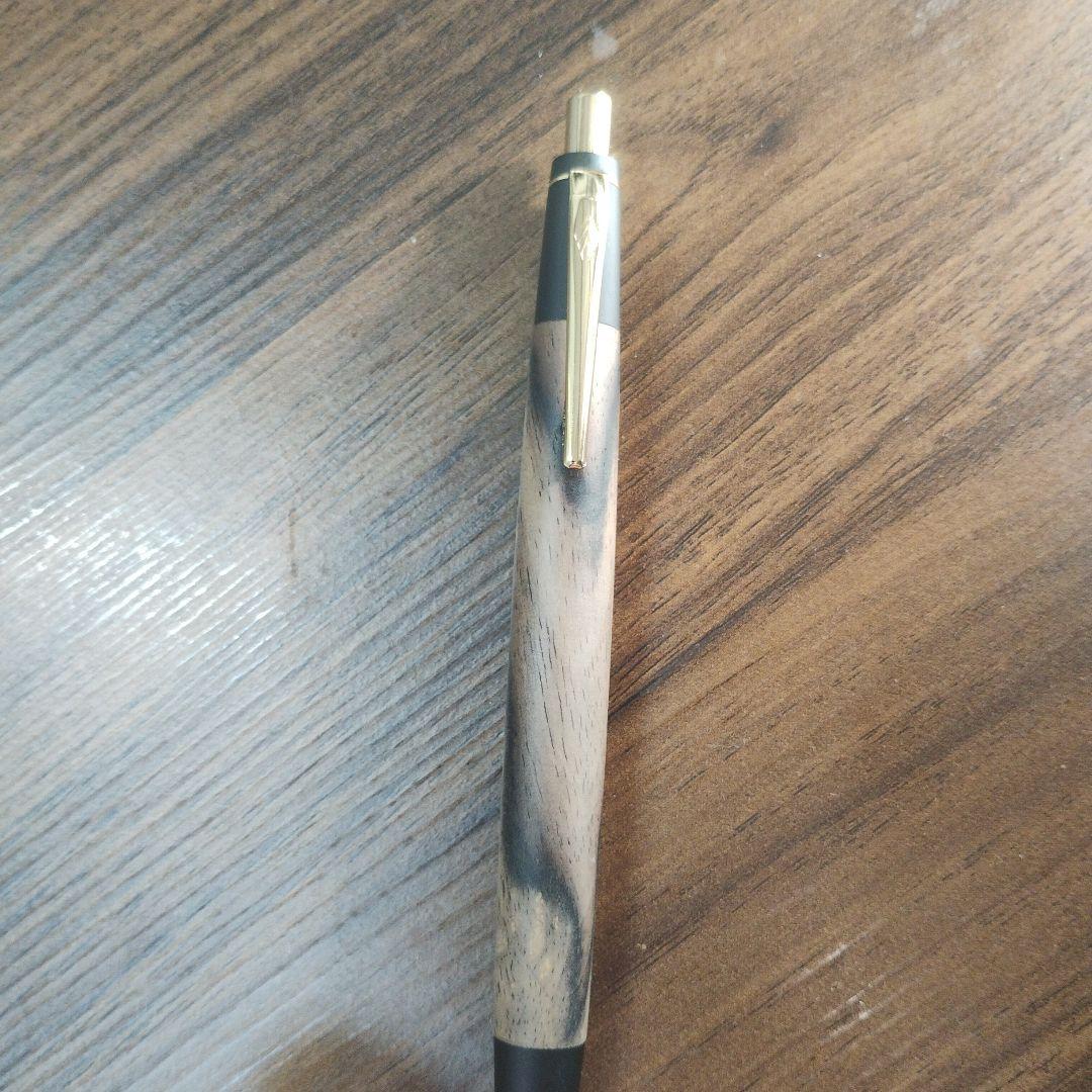 注意事項⚠️あり！！！ 野原工芸 黒柿シャーペン新型 ゴールド金具