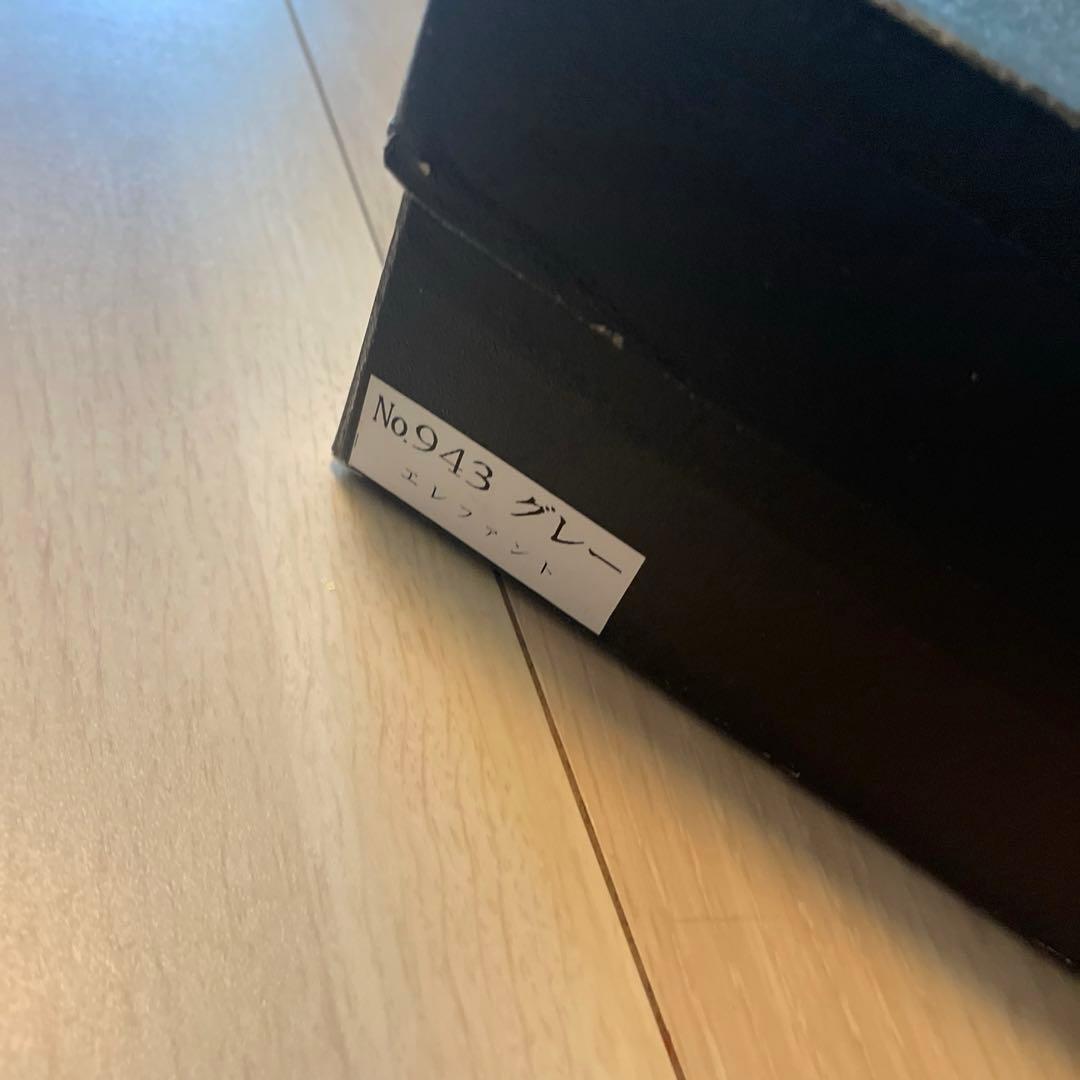 はなみ品✨️エレファントレザー エキゾチックレザー ビジネスバッグ グレー