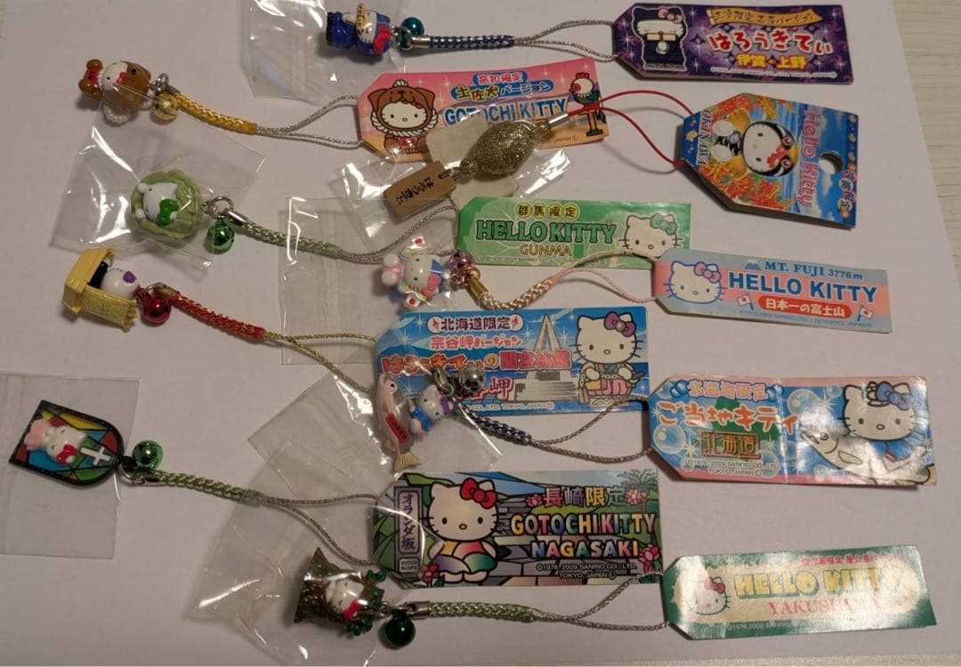 【値下げしました】ご当地キティ 根付ストラップ【まとめ売り】