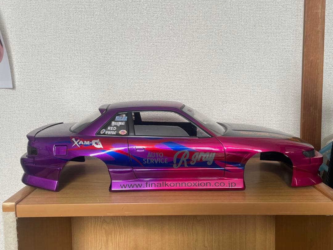 ラジコンボディ S13 シルビア 中村直樹 BURST