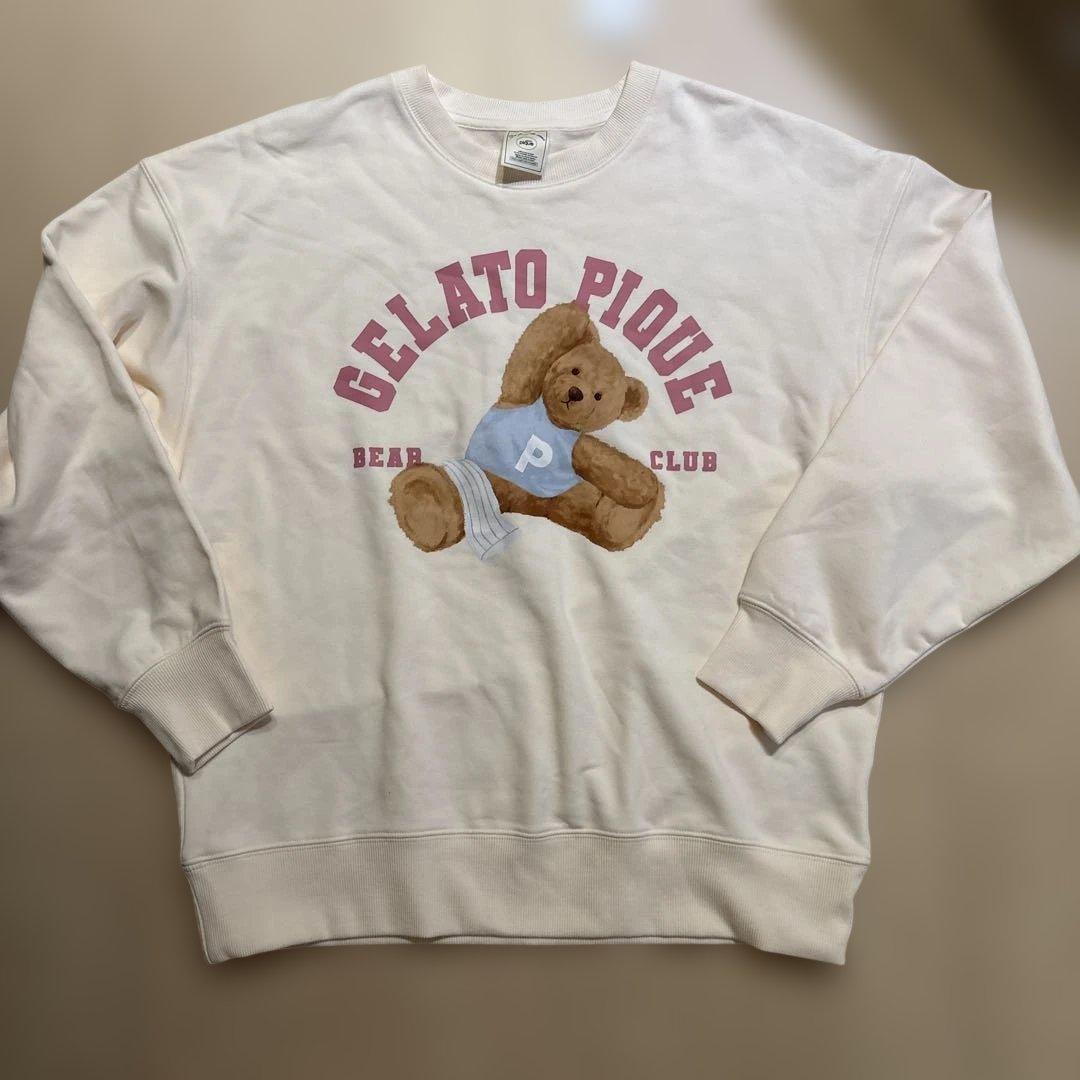 【完売品】GELATOPIQUE スポーティーベア裏毛プルオーバー