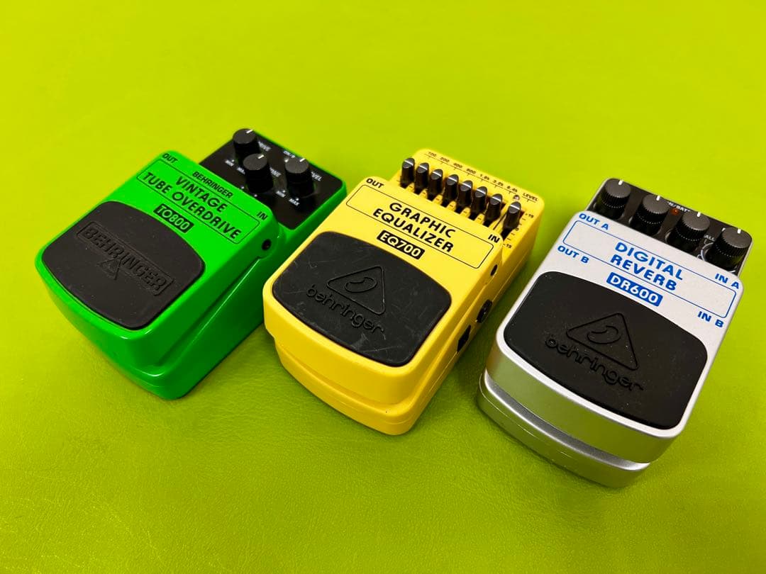 Behringer ギターエフェクターセット TO800 EQ700 DR600