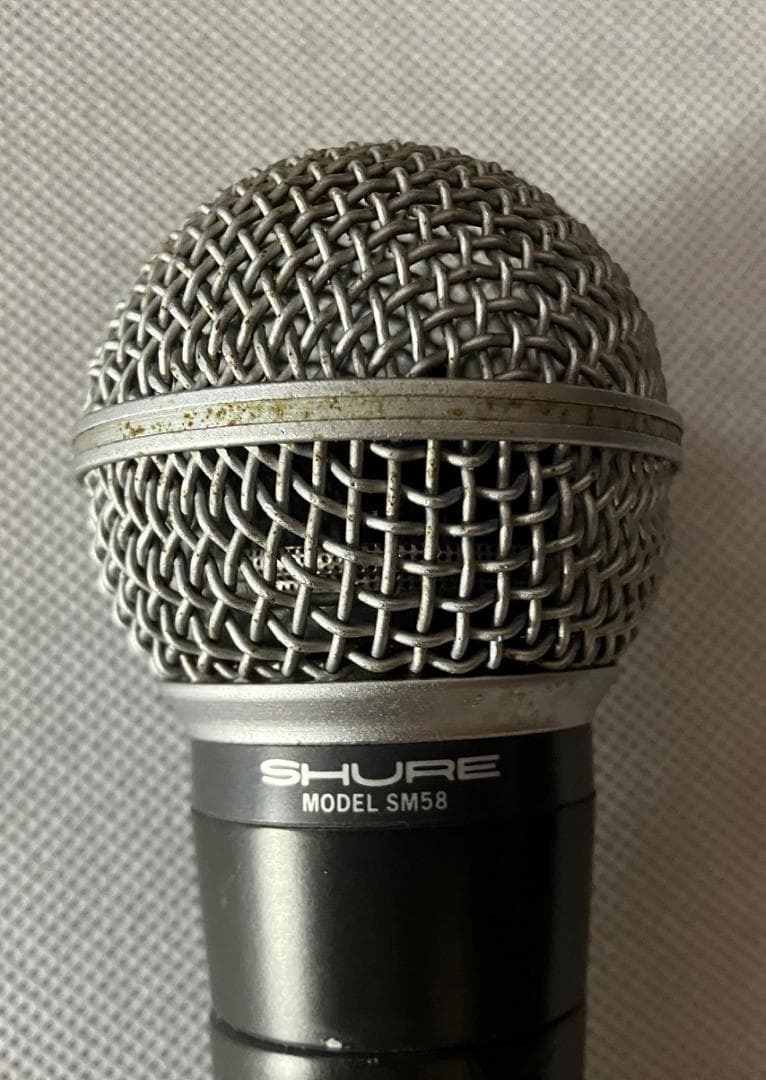 【Vintage】SHURE SM58 USA製 ポルシェロゴ（ケース付き）