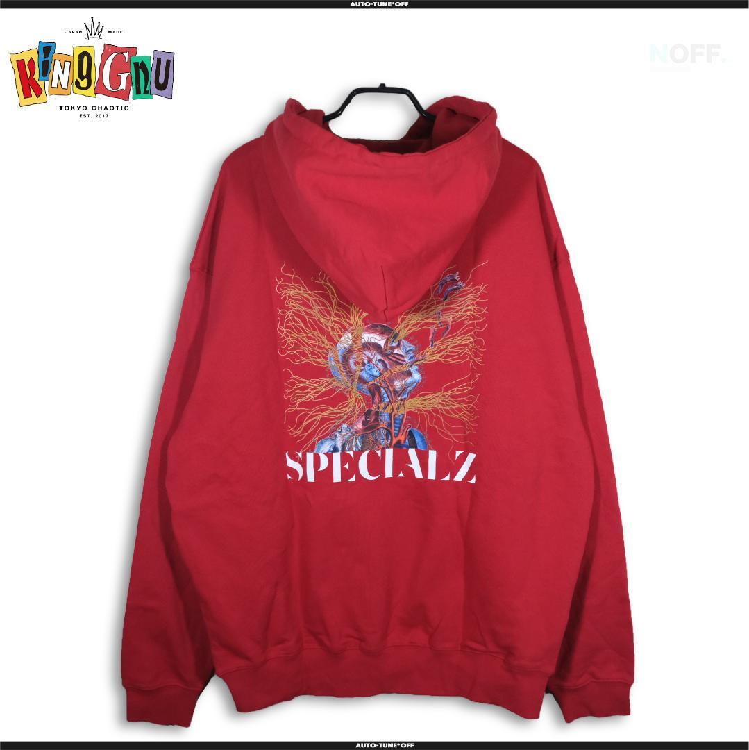 KingGnu SPECIALZ HOODIE フーディー XL RED