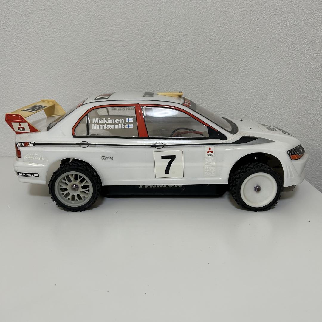 タミヤ　ランサーエボリューション？　三菱　　ラジコン　ジャンク品