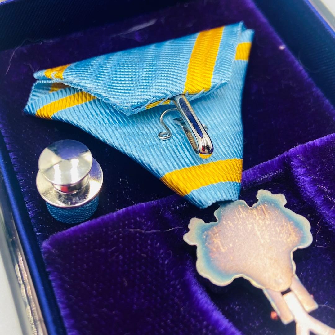 瑞宝双光章 瑞賓雙光章 共箱 付き 勲章 徽章 当時物 現状品 希少品