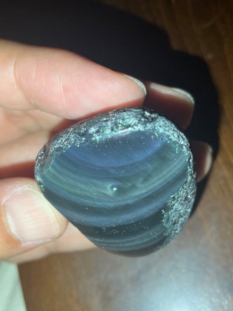 研磨品 十勝石玲瓏 複合色レインボーオブシディアン - その他ブランド