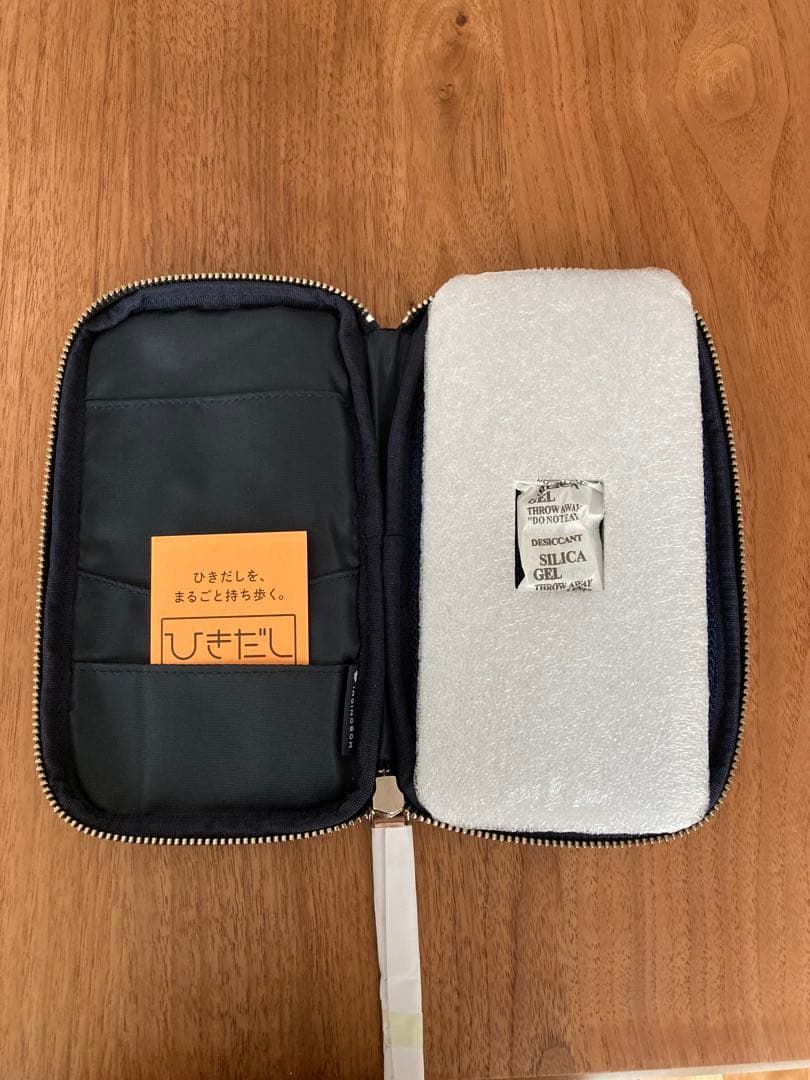 ほぼ日ミナペルホネン　タンバリン　ちいさいひき出しポーチ