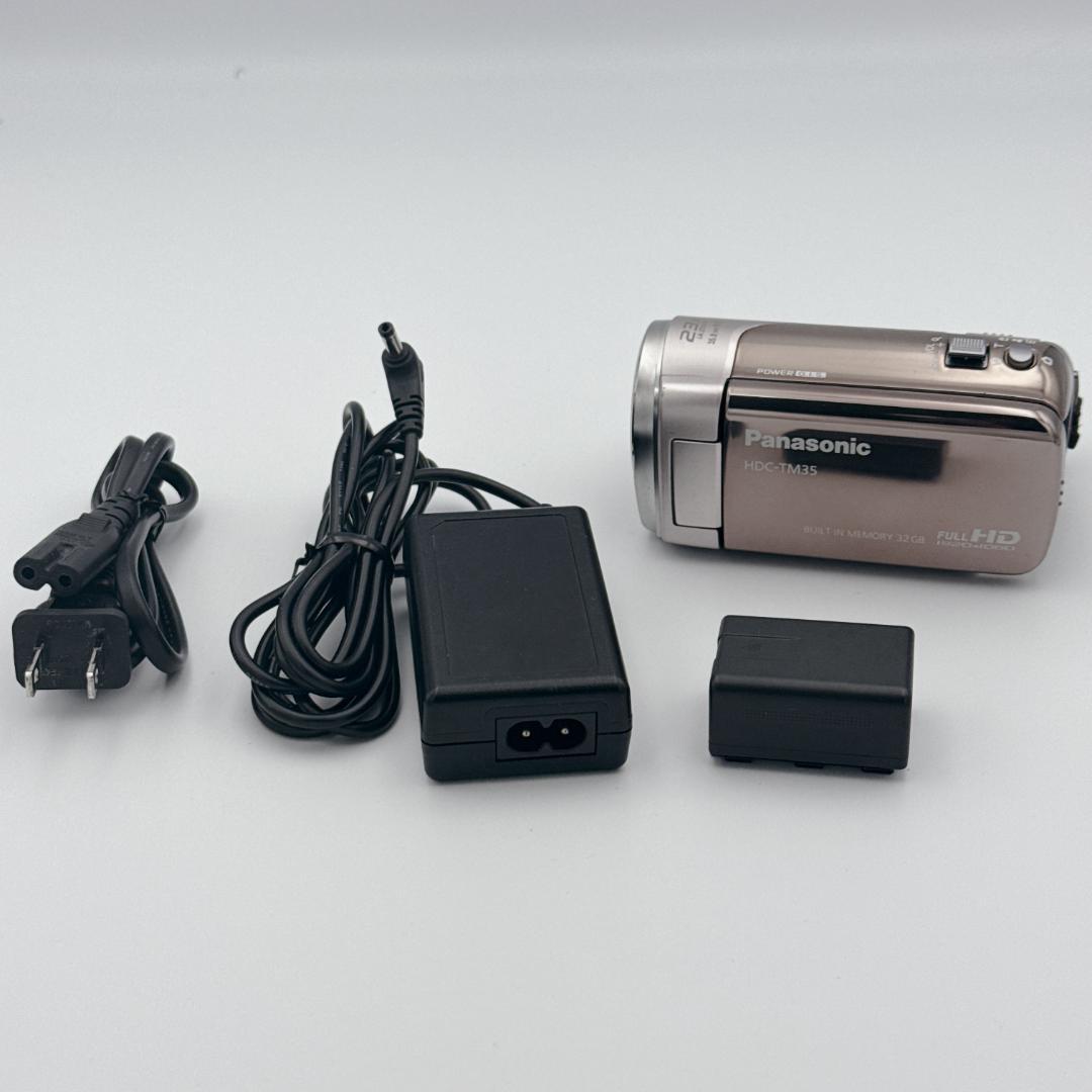 ほぼ未使用 Panasonic デジタルビデオカメラ HDC-TM35 32GB Panasonic HDC-TM35 フルHDビデオカメラ 32GB内蔵メモリ｜Panasonic
