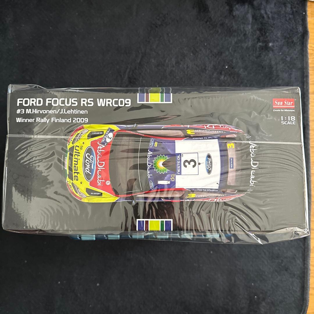 Ford Focus RS WRC09 限定版ミニカー 1:18