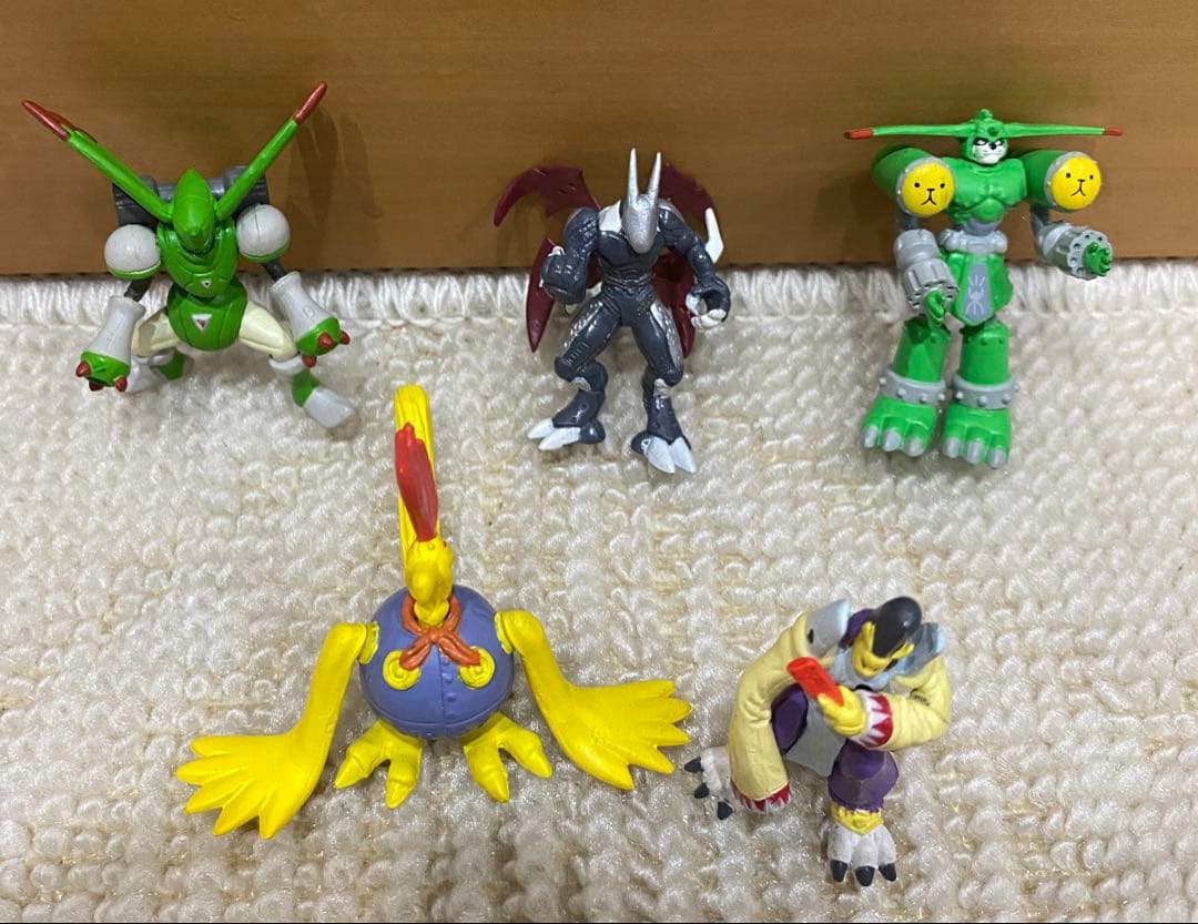 デジモン超進化シリーズ 02フィギュア5体セット 当時物