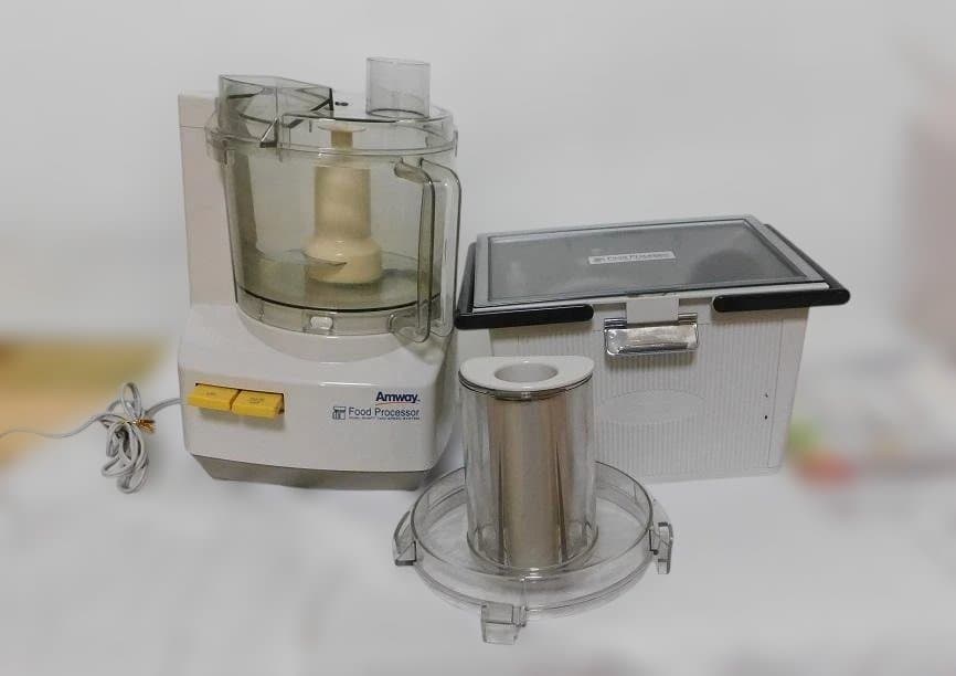 Amway フードプロセッサー・オプションパーツセット付き　2017年製 美品】【10回程度使用】 アムウェイフードプロセッサーと オプション