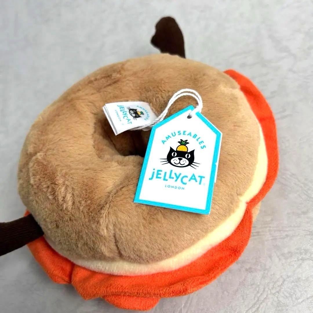 新品 ジェリーキャット べーグル パン ベーグルサンド ぬいぐるみ 袋