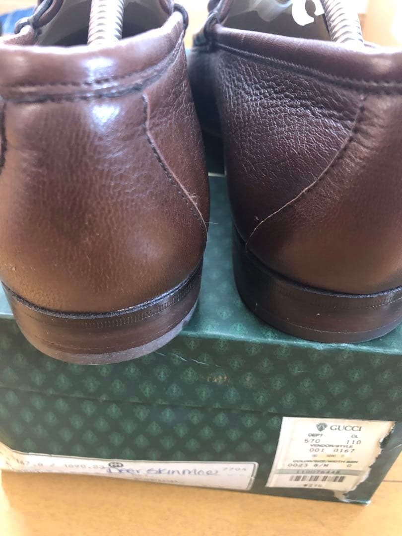 g*t様 GUCCI ブラウン モカシン 10
