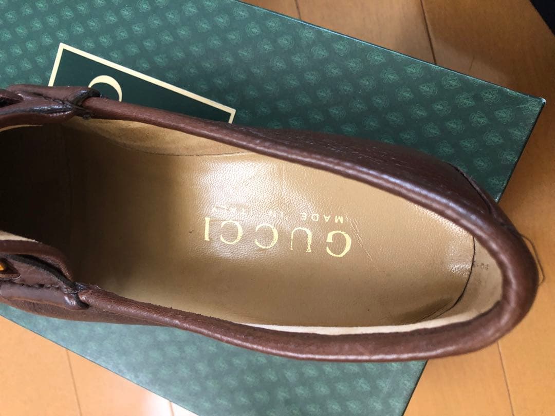 g*t様 GUCCI ブラウン モカシン 10
