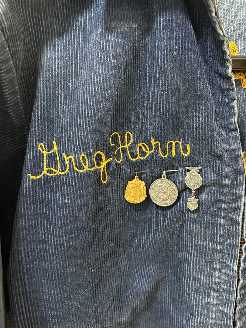 FFA ジャケット ネイビー コーデュロイ