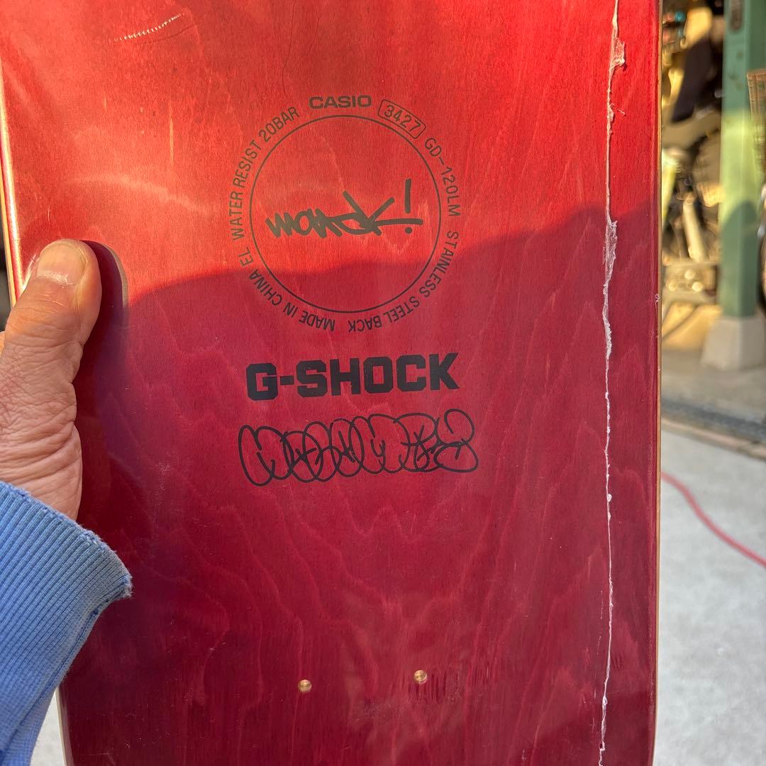 G-SHOCK スケートボードデッキ クリアピンク