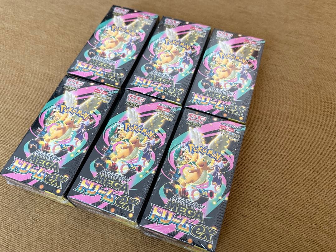 ポケモンカード 拡張パック メガドリームex 6BOX シュリンク付き