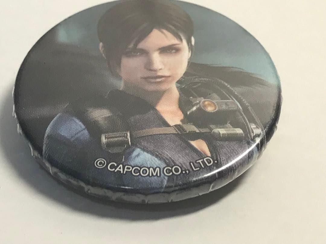 バイオハザード　ジル　缶バッジ　お台場限定