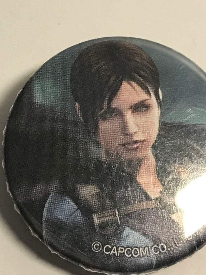 バイオハザード　ジル　缶バッジ　お台場限定