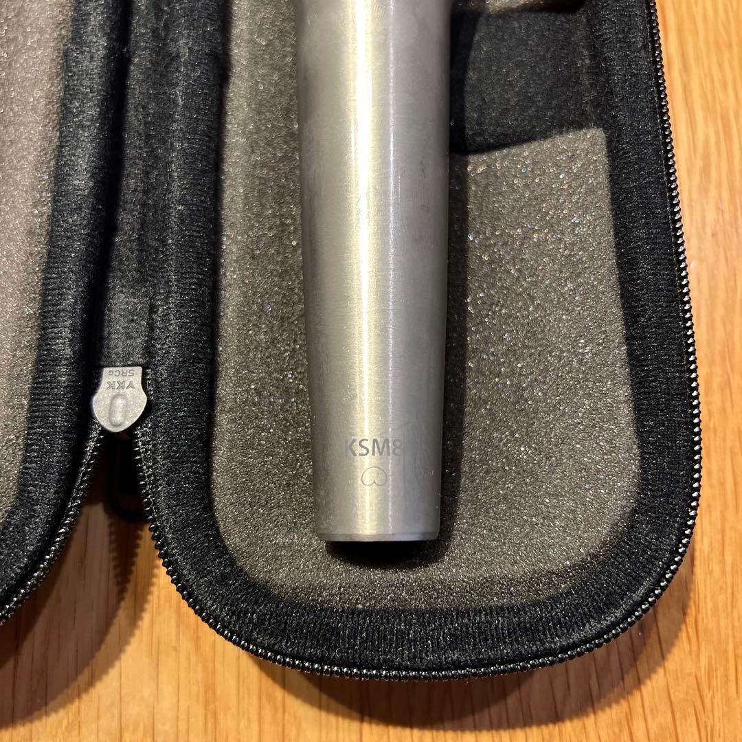 フ*ス様 KSM8 SHURE ダイナミックマイク シルバー ケース付き