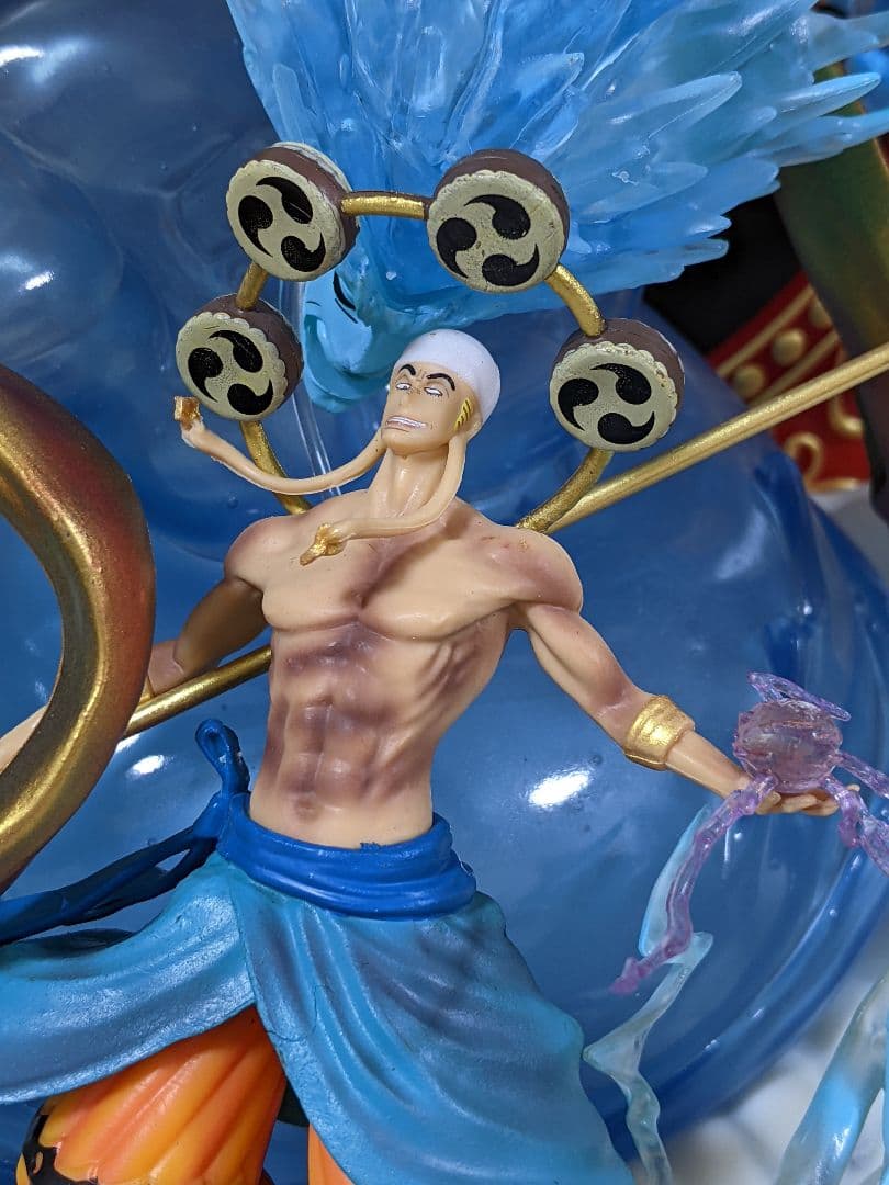 ワンピース エネル 雷神形態 フィギュア 高さ35㎝ 塗装済み 完成品