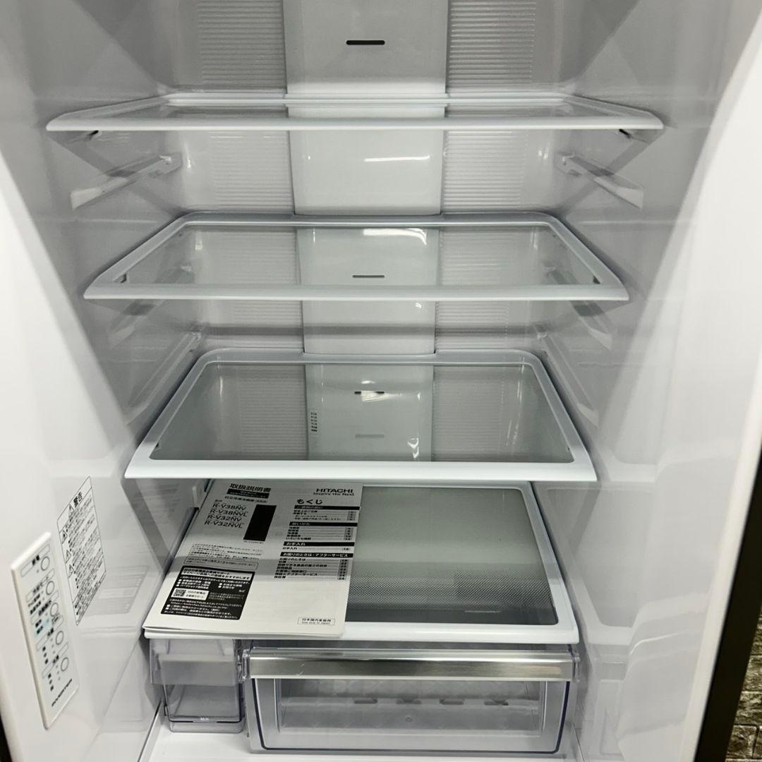 734 冷蔵庫 大型 300L強 左開き 自動製氷機付き 極美品 保証込