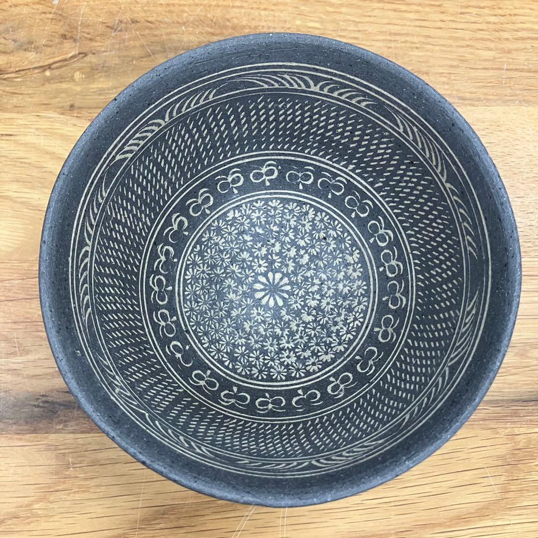値下げ！未使用 新羅土器 新羅窯 柳孝雄 抹茶碗 茶道具 茶碗 共箱