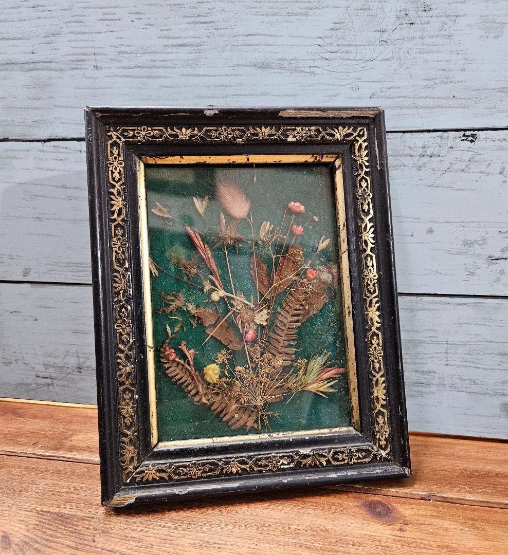 ◇フランスアンティーク｜写真立てフレームフォトスタンド木枠額縁額装