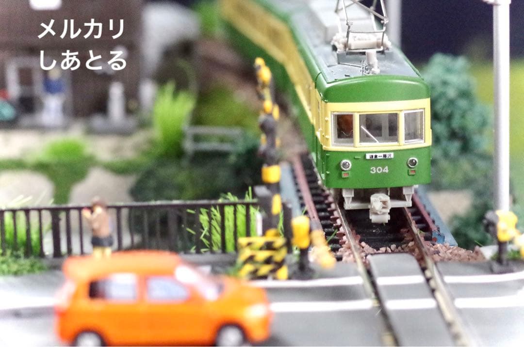 工場 江ノ電 七里ヶ浜橋梁 鉄道ジオラマ展示台 Nゲージ 鉄コレ 鉄道模型