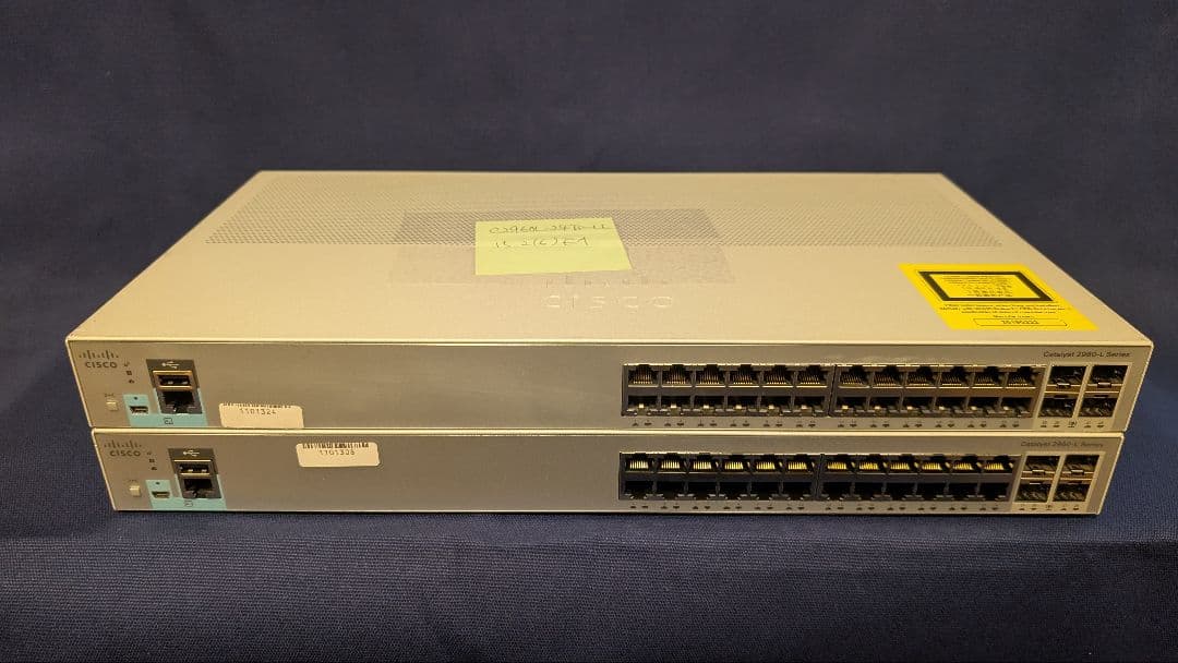 CCNA、CCNP】CISCO C891F、C2960 静音タイプ 4台セット