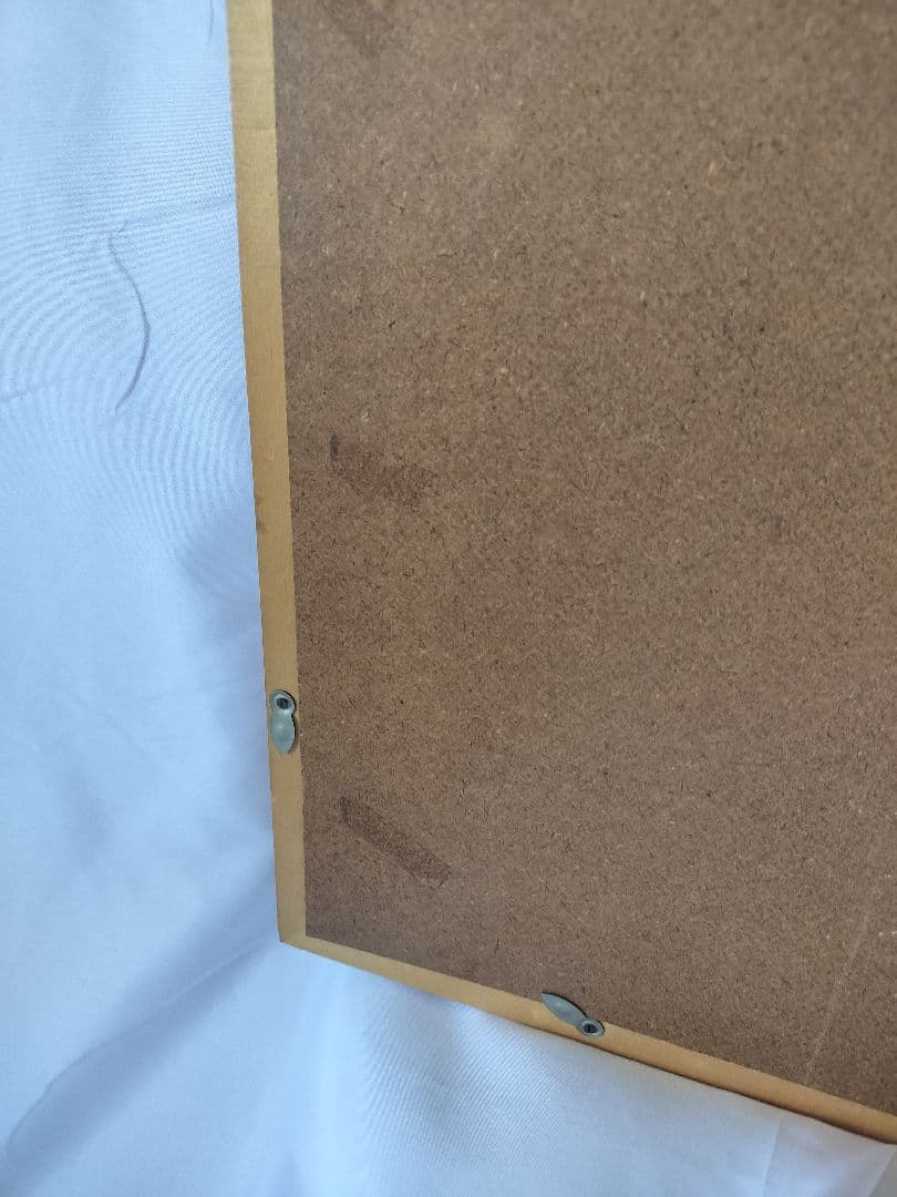 佐藤元彦　赤い山　日本画　風景画　額装