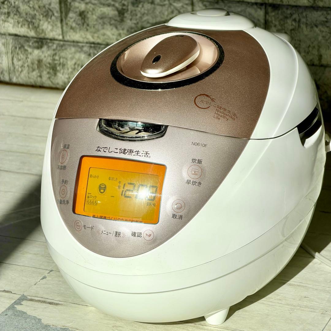 なでしこ健康生活 全自動発芽玄米炊飯器 6合炊きモデル CRP-N0610F NEWなでしこ健康生活 発芽玄米が全自動で炊ける炊飯器