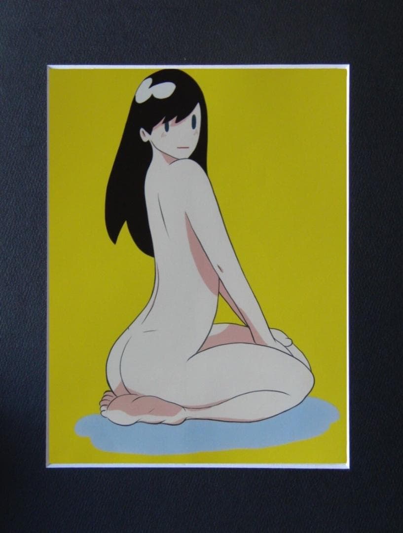 天野タケル「VENUS(YELLOW)」　 希少画集・額装画、日本製新品額縁