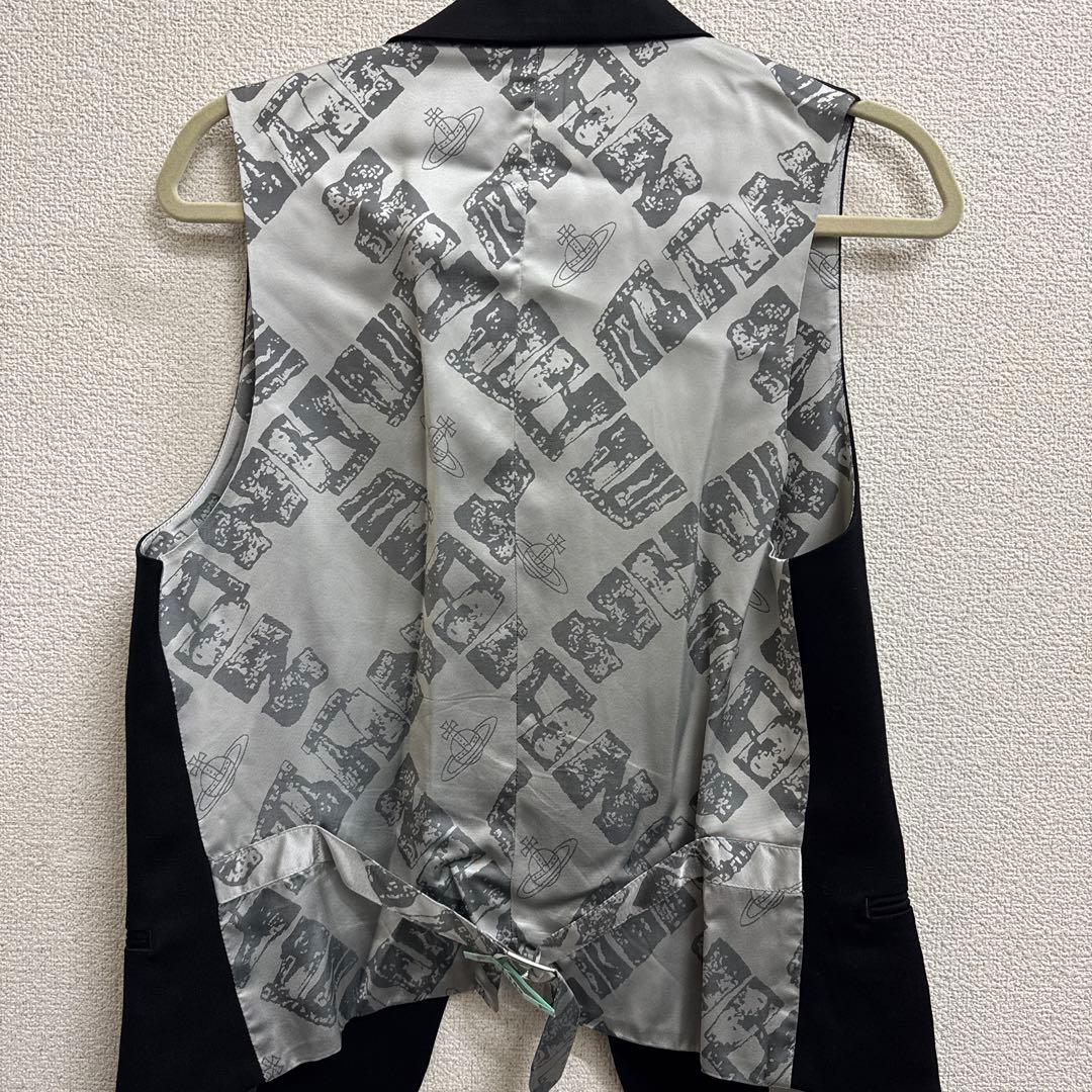 ヴィヴィアンウエストウッド マン ジレ ベスト 46 オーブ 総裏地 前開き M