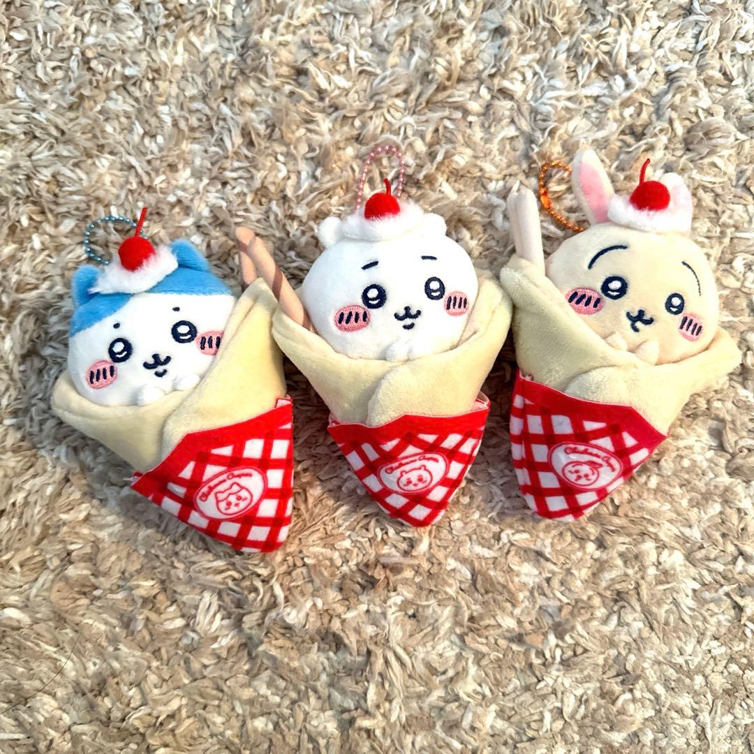 ちいかわ クレープくじC賞クレープになっちゃった マスコット うさぎ