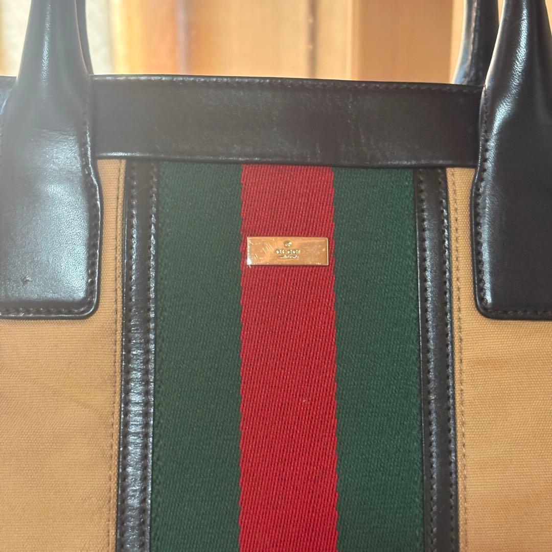 GUCCI シェリーライン　ボストンバッグ　ハンドバッグ　トートバッグ