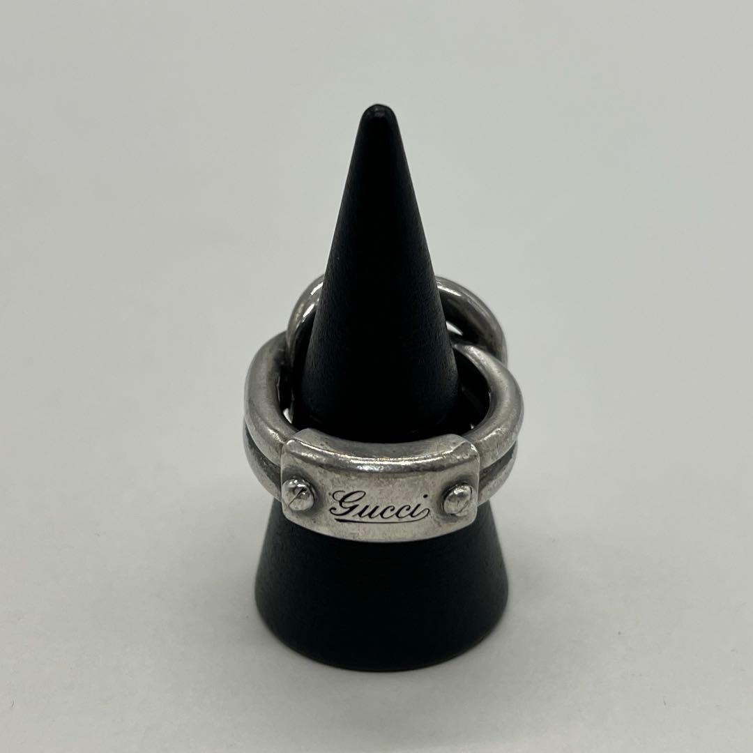 ぶたっこ グッチ GUCCI ノット リング 表記サイズ19 SV925