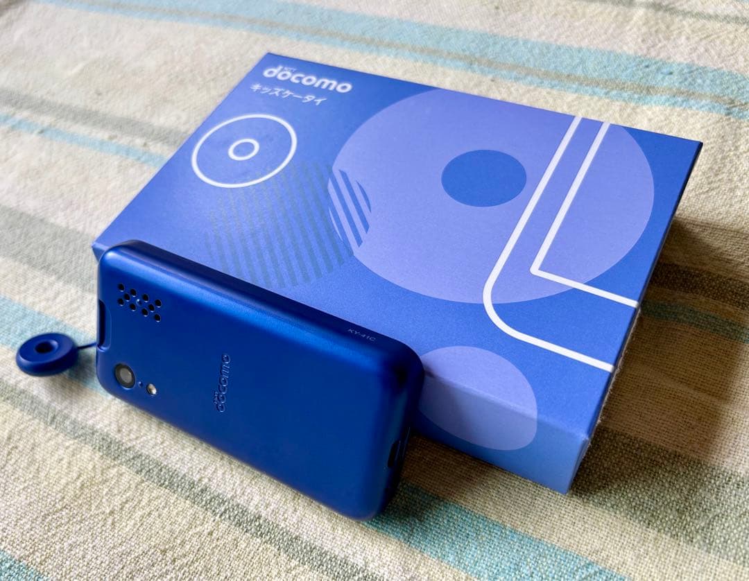 docomo キッズケータイ KY-41C ブルー