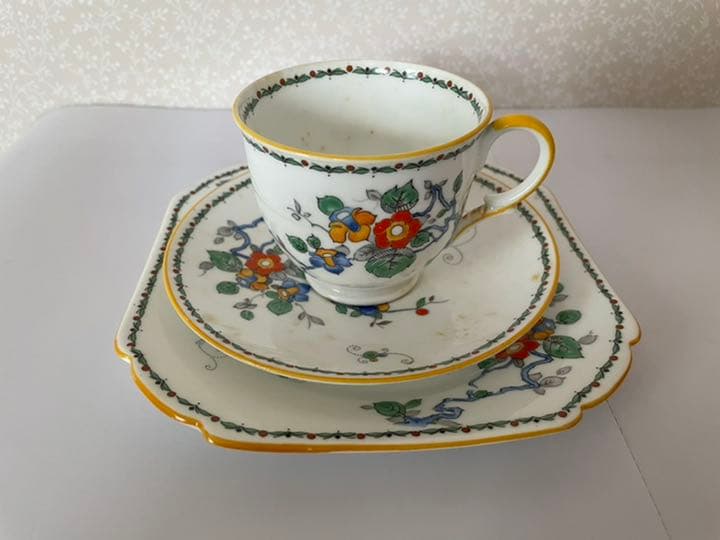 Shelley ティーカップ トリオ 6客セット + プレート 1枚 工芸品