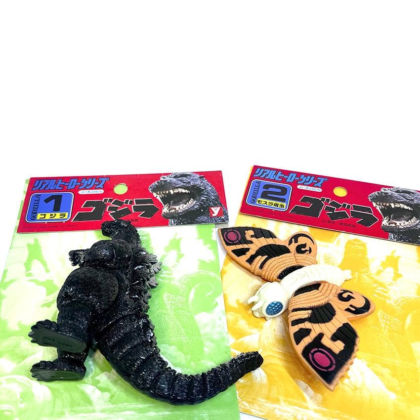 1992年 ユタカ ハーティロビン リアルヒーロー ソフビ ゴジラ モスラ