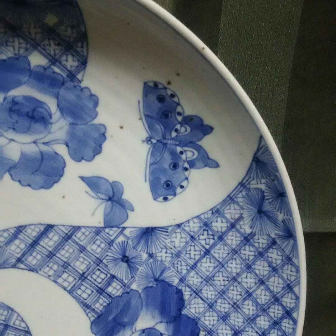 再お値引き 古伊万里 江戸前期から中期の大皿 美術品・アンティーク