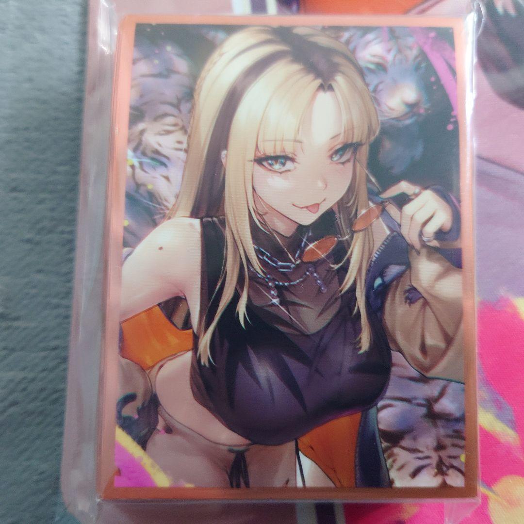 α1 ホロライブ 白虎&サングラス 虎金妃笑虎 スリーブ&プレイマット