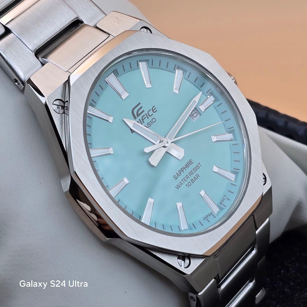 未使用 カシオ EDIFICE ターコイズブルー EFR-S108DJ-2BJF