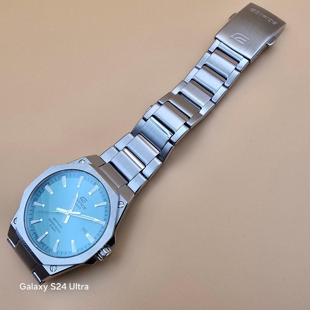 未使用 カシオ EDIFICE ターコイズブルー EFR-S108DJ-2BJF