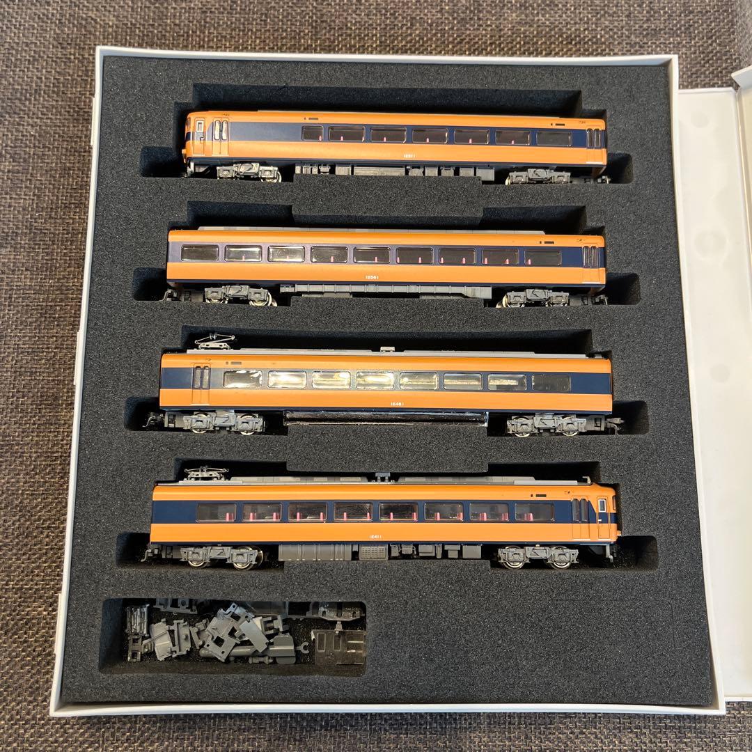 【ジャンク】GREENMAX 近鉄12410系 4両編成 近畿日本鉄道（近鉄）12410系（サニーカー）新塗装 ジャンク車体4両