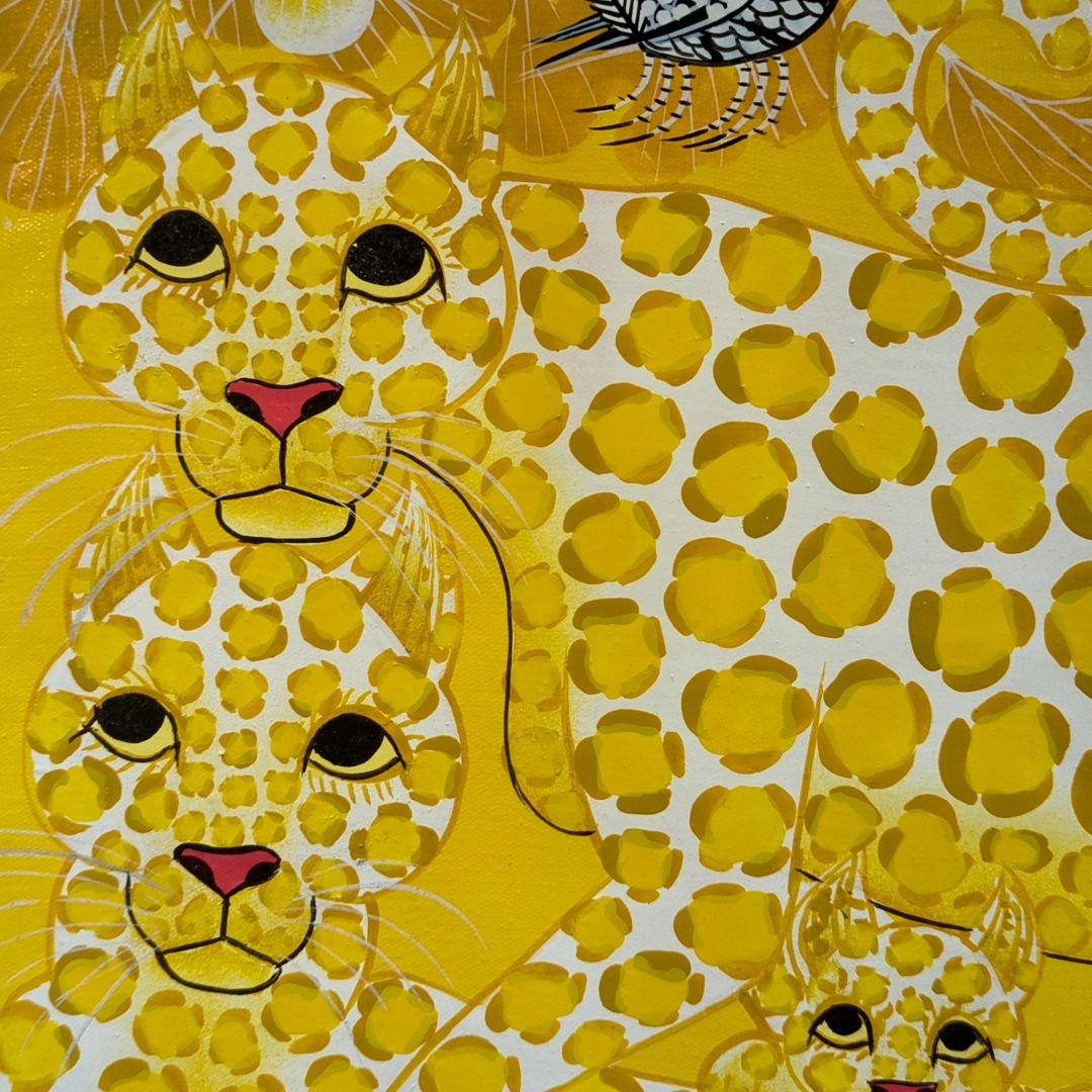 Yellow Leopard fam 』by Zuberi 30*40cm