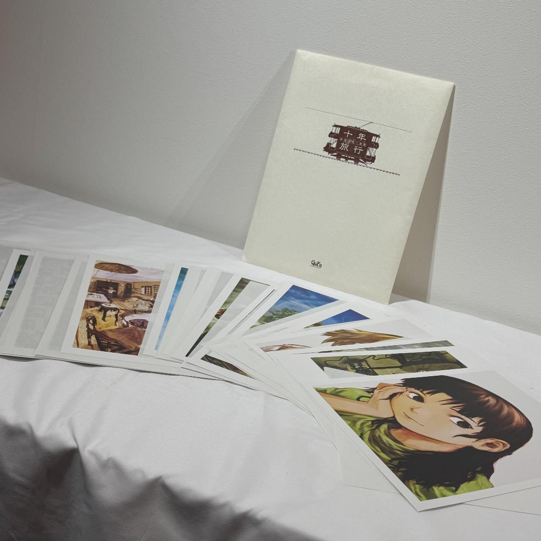 十年旅行 安倍吉俊 ポートレート20枚 複製原画 画集 アート イラスト