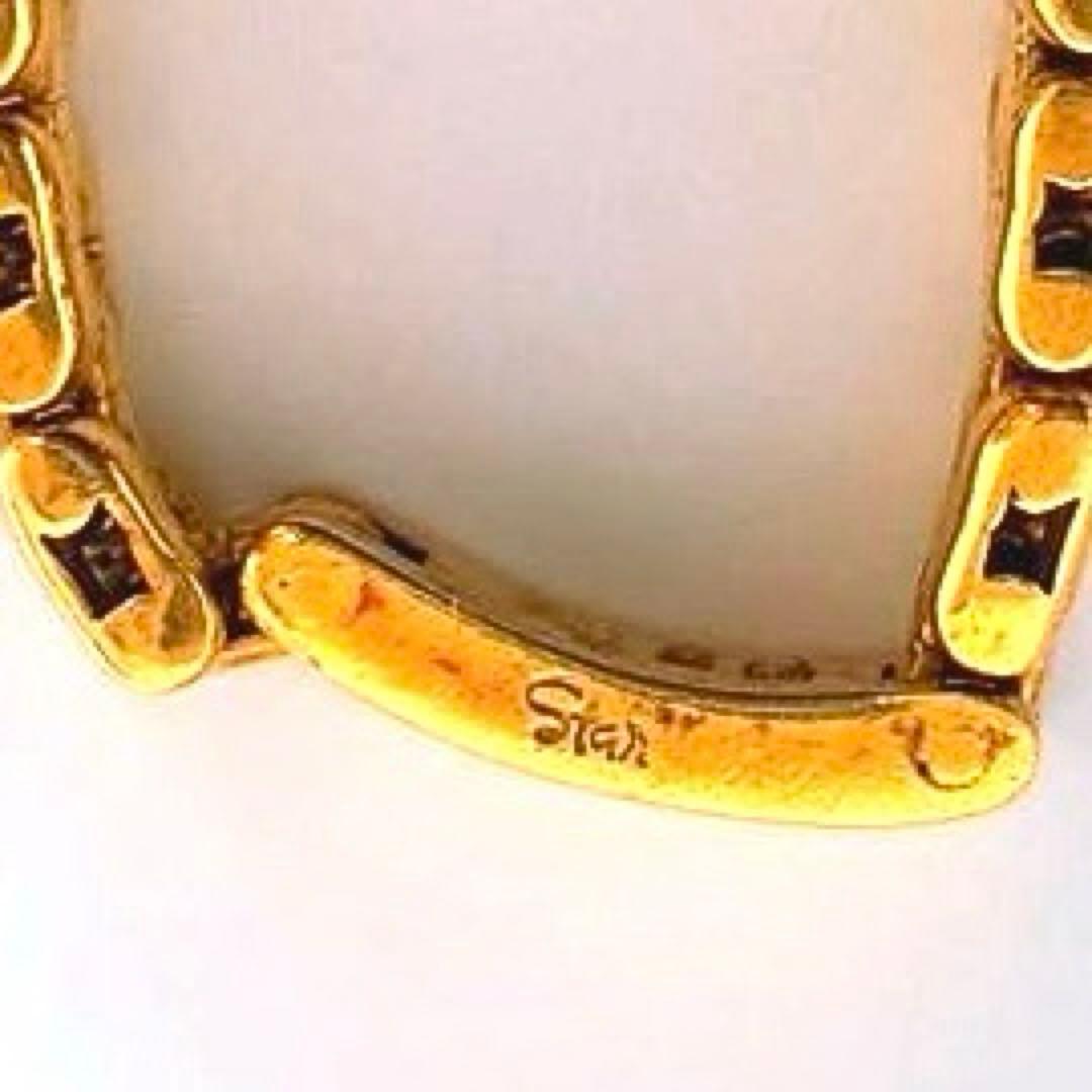 【金相場高騰中】スタージュエリー 0.17ctダイヤ付 Ｋ18チェーンリング６g