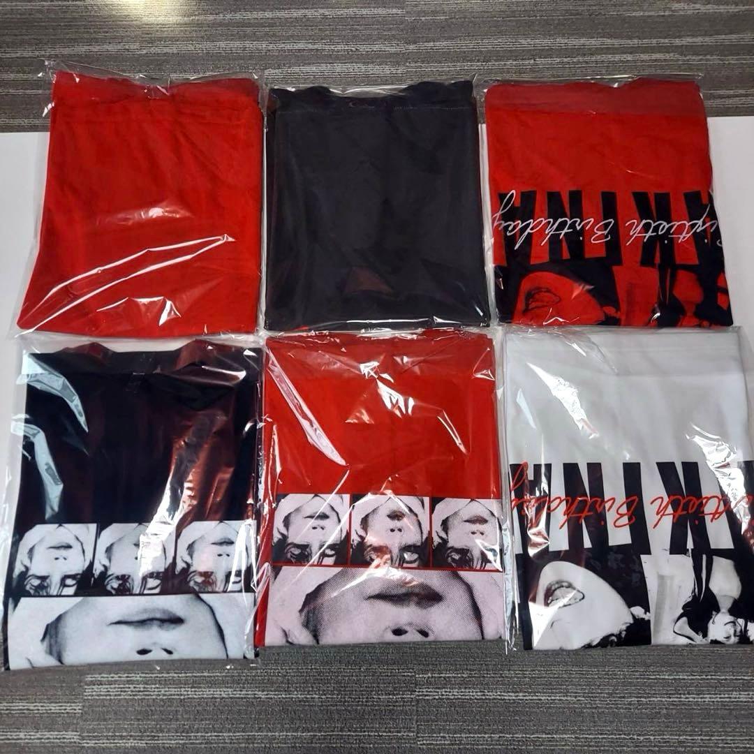 新品未開封 中森明菜 ALDEA FC 期間限定 還暦 Tシャツ 6枚セット L